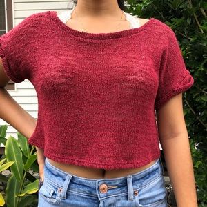 cropped sweater
